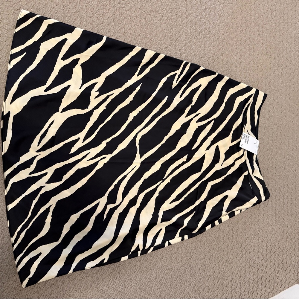 Zebra Print Skirt